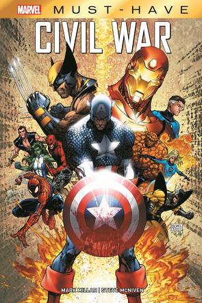 Marvel Must-Have: Civil War von McNiven,  Steve, Millar,  Mark, Strittmatter,  Michael