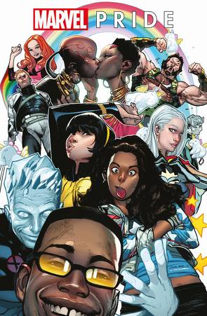 Marvel Pride von Aguirre,  Claudia, Anka,  Kris, Ayala,  Vita, Bazaldua,  Jan, Blas,  Terry, Camagni,  Jacopo, Charm,  Derek, Cheung,  Jim, Dodge,  Samantha, Estep,  Joanna, Frasier,  Crystal, Ganucheau,  Paulina, Garron,  Javier, Gillen,  Kieron, Gomez,  Carlos, Heinberg,  Allan, Hickman,  Jen, Howard,  Tini, Kriby,  J.J., Liu,  Marjorie, Lobdell,  Scott, Morales,  Jethro, Oliveira,  Anthony, Orlando,  Steve, Pacella,  Mark, Perkins,  Mike, Petz,  Jürgen, Rösch,  Alexander, Sturges,  Lilah, Syska,  Robert, Tamaki,  Mariko, Trujillo,  Josh, Vazquez,  Kalinda, Vecchio,  Luciano, Williams,  Brittney L., Williams,  Leah