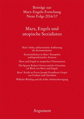 Marx, Engels und utopische Sozialisten von Hecker,  Rolf, Sperl,  Richard, Vollgraf,  Erich