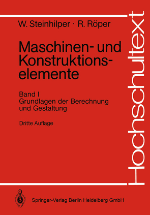 Maschinen- und Konstruktionselemente von Röper,  Rudolf, Steinhilper,  Waldemar