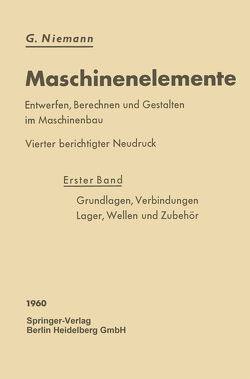 Maschinenelemente von Höhn,  Bernd-Robert, Niemann,  Gustav, Winter,  Hans