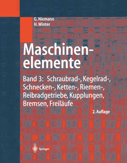 Maschinenelemente von Neumann,  Burkhard, Niemann,  Gustav, Winter,  Hans