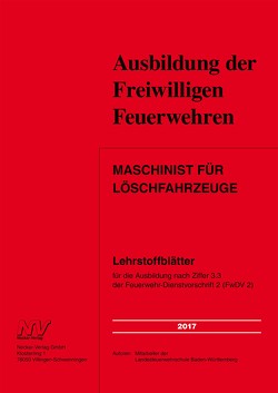 E-Book Maschinist für Löschfahrzeuge von Mitarbeiter der Landesfeuerwehrschule Baden-Württemberg
