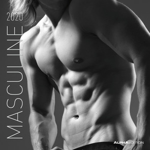 Masculine 2020 – Men – Boys – Männer – Broschürenkalender (30 x 60 geöffnet) – Wandkalender – schwarz-weiß – Erotikkalender von ALPHA EDITION