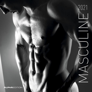 Masculine 2021 – Broschürenkalender 30×30 cm (30×60 geöffnet) – Maskulin – Bild-Kalender – Erotikkalender – Wandplaner – mit Platz für Notizen – Alpha Edition