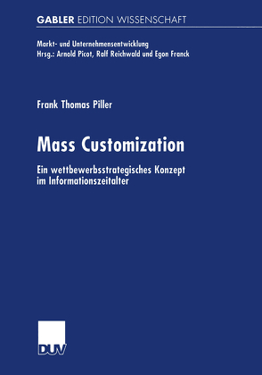 Mass Customization von Piller,  Frank