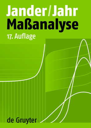 Maßanalyse von Jahr,  Karl-Friedrich, Jander,  Gerhart, Schulze,  Gerhard, Simon,  Jürgen