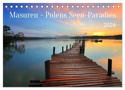 Masuren – Polens Seen-Paradies (Tischkalender 2024 DIN A5 quer), CALVENDO Monatskalender von Junghanns,  Konstanze