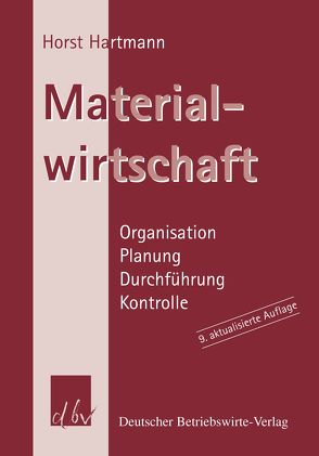 Materialwirtschaft von Hartmann,  Horst