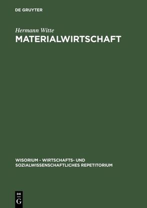 Materialwirtschaft von Witte,  Hermann