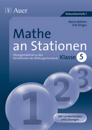 Mathe an Stationen 5 von Bettner,  Marco, Dinges,  Erik