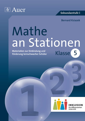 Mathe an Stationen 5 Inklusion von Ksiazek,  Bernard