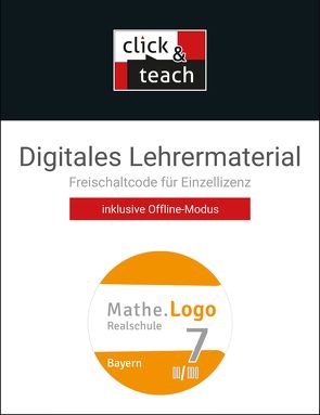Mathe.Logo – Bayern – neu / Mathe.Logo BY click & teach 7 II/III Box von Barthel,  Christian, Kleine,  Michael, Lindhorst,  Dominik, Weixler,  Patricia, Weixler,  Simon