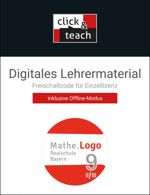 Mathe.Logo – Bayern – neu / Mathe.Logo BY click & teach 9 II/III Box von Barthel,  Christian, Kleine,  Michael, Weixler,  Patricia, Weixler,  Simon