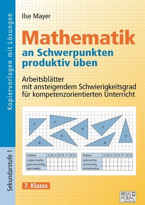 Mathematik an Schwerpunkten produktiv üben – 7. Klasse von Mayer,  Ilse