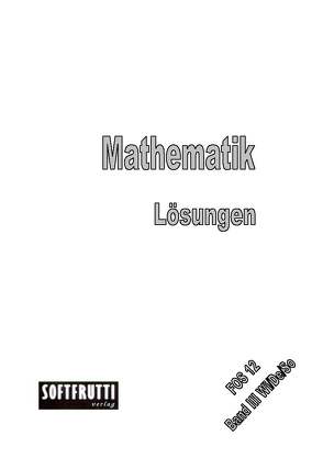 Mathematik FOS 12 von Bohnenberger,  Peter, Olmscheid,  Werner
