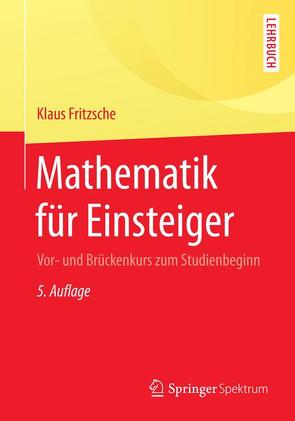 Mathematik für Einsteiger von Fritzsche,  Klaus