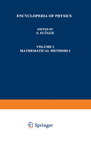Mathematische Methoden I / Mathematical Methods I von Flügge,  S.