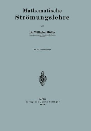 Mathematische Strömungslehre von Mueller,  Wilhelm