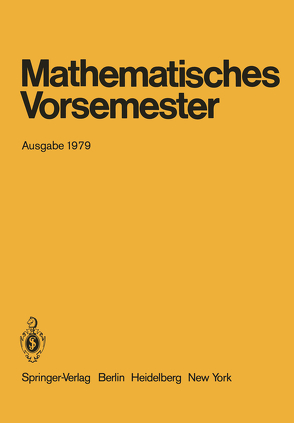 Mathematisches Vorsemester von Richter,  G