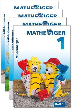 Mathetiger 1 Jahreszeiten-Hefte, Klasse 1 von Heidenreich,  Matthias, Kinkel-Carcinescu,  Martina, Kropf,  Tamara, Laubis,  Thomas, Wieland,  Karen