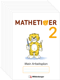 Mathetiger 2 – Arbeitsplan zur Buchausgabe (VPE 10) von Laubis,  Thomas, Schnitzer,  Eva