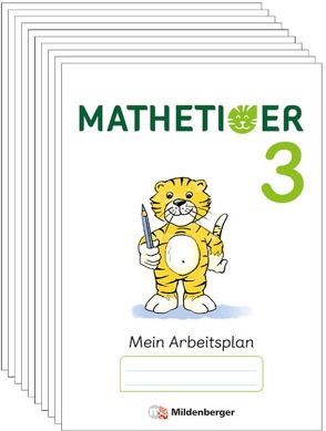 Mathetiger 2 – Arbeitsplan zur Heftausgabe (VPE 10) von Laubis,  Thomas
