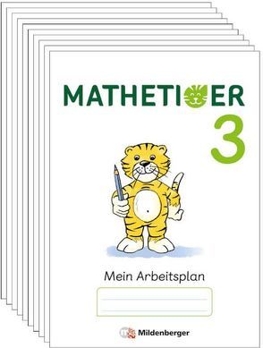 Mathetiger 3 – Arbeitsplan zur Buchausgabe (VPE 10) von Laubis,  Thomas, Schnitzer,  Eva