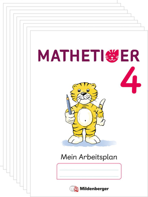 Mathetiger 4 – Arbeitsplan zur Buchausgabe (VPE 10) von Laubis,  Thomas, Schnitzer,  Eva, tiff.any
