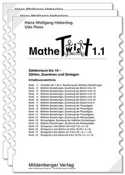 Mathetwist 1, Arbeitskarten gesamt von Heberling,  Wolfgang, Roos,  Udo