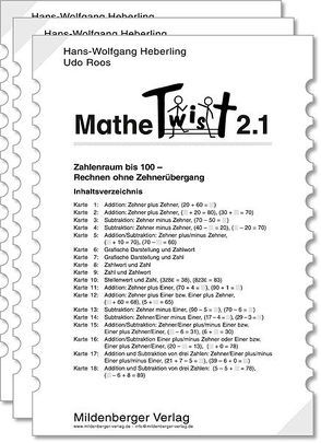 Mathetwist 2, Arbeitskarten gesamt von Heberling,  Wolfgang, Roos,  Udo