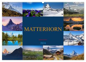 MATTERHORN Impressionen (Wandkalender 2024 DIN A2 quer), CALVENDO Monatskalender von Michel,  Susan