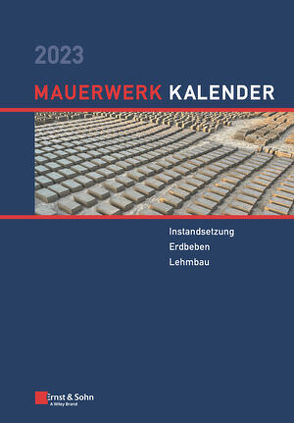 Mauerwerk-Kalender / Mauerwerk-Kalender 2023 von Brehm,  Eric, Schermer,  Detleff