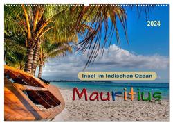 Mauritius – Insel im Indischen Ozean (Wandkalender 2024 DIN A2 quer), CALVENDO Monatskalender von Roder,  Peter