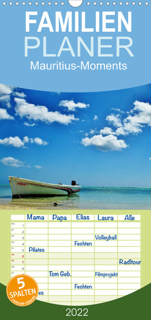 Familienplaner Mauritius – Moments (Wandkalender 2022 , 21 cm x 45 cm, hoch) von Schlimm,  Holger