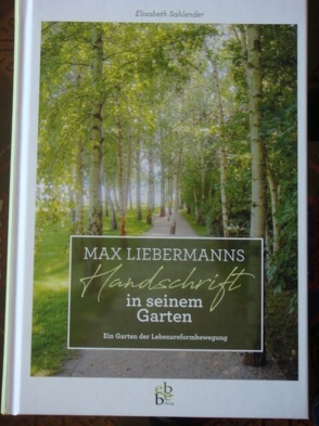 Max Liebermanns Handschrift in seinem Garten von Sahlender,  Elisabeth