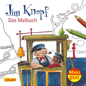 Maxi Pixi 269: VE 5 Jim Knopf Malbuch (5 Exemplare) von Dolinger,  Igor, Dölling,  Beate, Ende,  Michael, Tripp,  F J, Weber,  Mathias