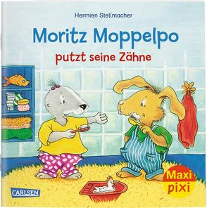 Maxi Pixi 294: VE 5: Moritz Moppelpo putzt seine Zähne (5×1 Exemplar) von Stellmacher,  Hermien