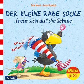 Maxi Pixi 315: Rabe Socke freut sich auf die Schule von Moost,  Nele, Rudolph,  Annet