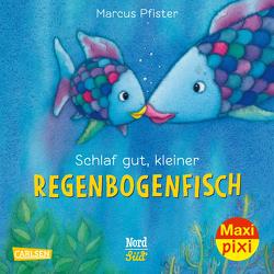 Maxi Pixi 331: VE 5: Schlaf gut, kleiner Regenbogenfisch (5 Exemplare) von Pfister,  Marcus