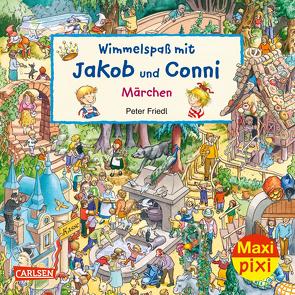 Maxi Pixi 377: VE 5: Wimmelspaß mit Jakob und Conni: Märchen (5 Exemplare) von Friedl,  Peter, Schade,  Carlotta