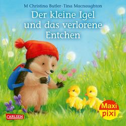 Maxi Pixi 411: Der kleine Igel und das verlorene Entchen von Butler,  M Christina, Macnaughton,  Tina