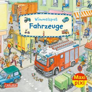 Maxi Pixi 422: Wimmelspaß Fahrzeuge von Friedl,  Peter, Krause,  Joachim