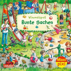 Maxi Pixi 423: VE 5: Wimmelspaß Bunte Sachen (5 Exemplare) von Krause,  Joachim, Wieker,  Katharina