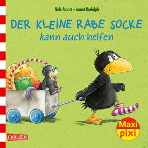 Maxi Pixi 230: VE 5 Der kleine Rabe Socke kann auch helfen (5 Exemplare) von Moost,  Nele, Rudolph,  Annet