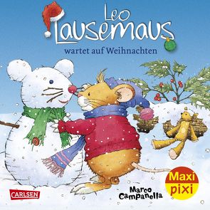 Maxi Pixi 241: VE 5 Leo Lausemaus wartet auf Weihnachten (5 Exemplare) von Campanella,  Marco, Casalis,  Anna