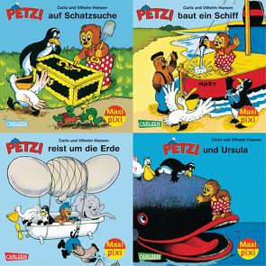 Maxi-Pixi-Box 34: Petzi (4×5 Exemplare) von Hansen,  Carla, Hansen,  Vilhelm
