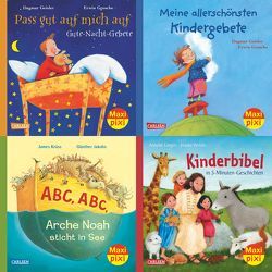 Maxi-Pixi-Box 59: Die schönsten Bibelgeschichten und Gebete für Kinder (4×5 Exemplare) von Geisler,  Dagmar, Grosche,  Erwin, Jakobs,  Günther, Krüss,  James, Langen,  Annette, Weldin,  Frauke