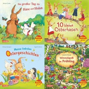 Maxi-Pixi-4er-Set 60: Neues vom Osterhasen (4×1 Exemplar) von Cordes,  Miriam, Kempter,  Christa, Krause,  Joachim, Leberer,  Sigrid, Rachner,  Marina, Schmidt,  Hans-Christian