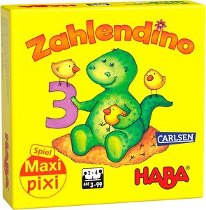 Maxi-Pixi-Spiel „made by haba“ VE 3: Zahlendino (3 Exemplare) von HABA